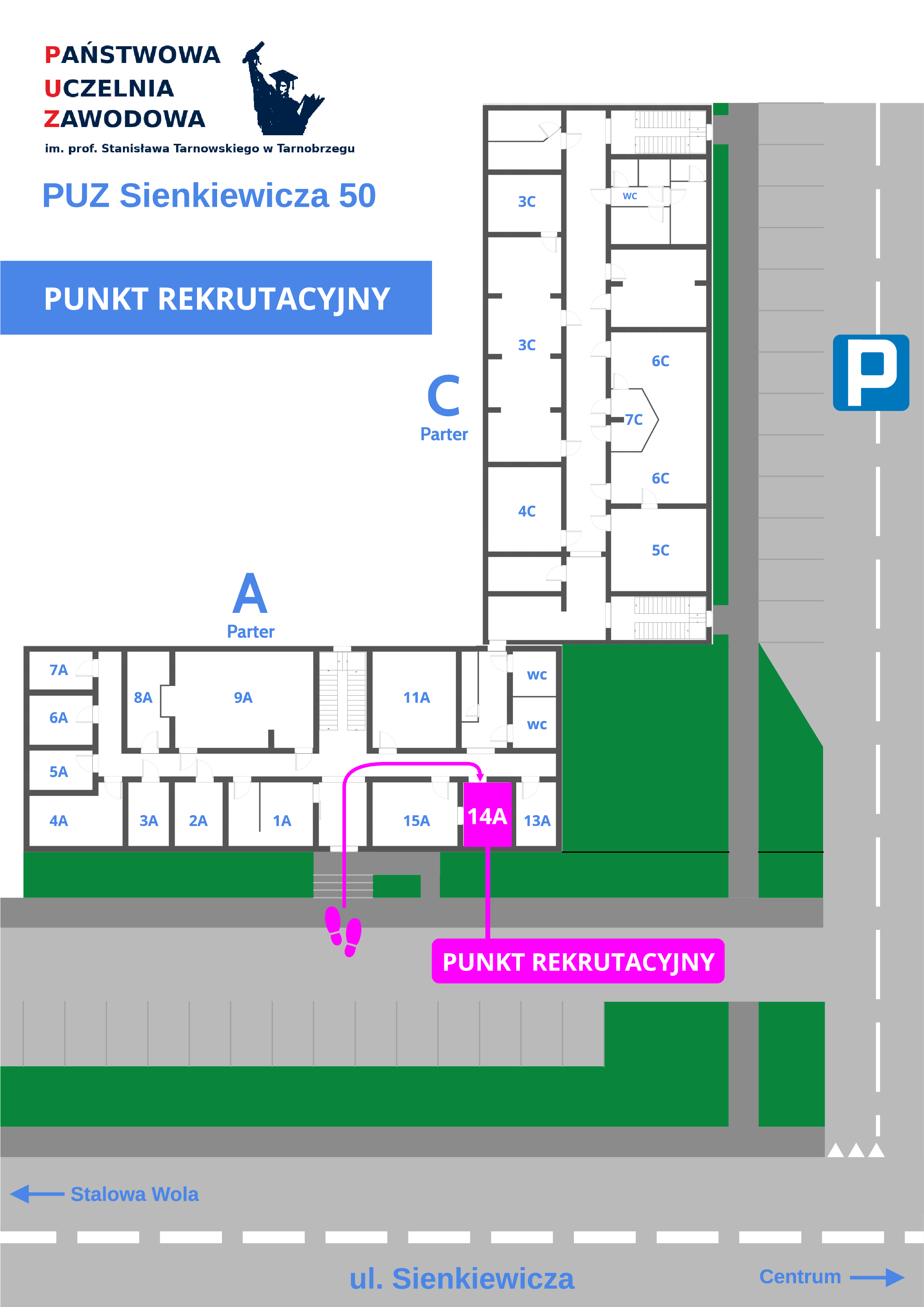 Mapa Punktu Rekrutacyjnego Maps of Recruitment point